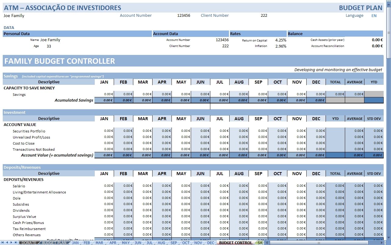 A handwritten budget plan laid out with columns of income, expenses and repayment figures